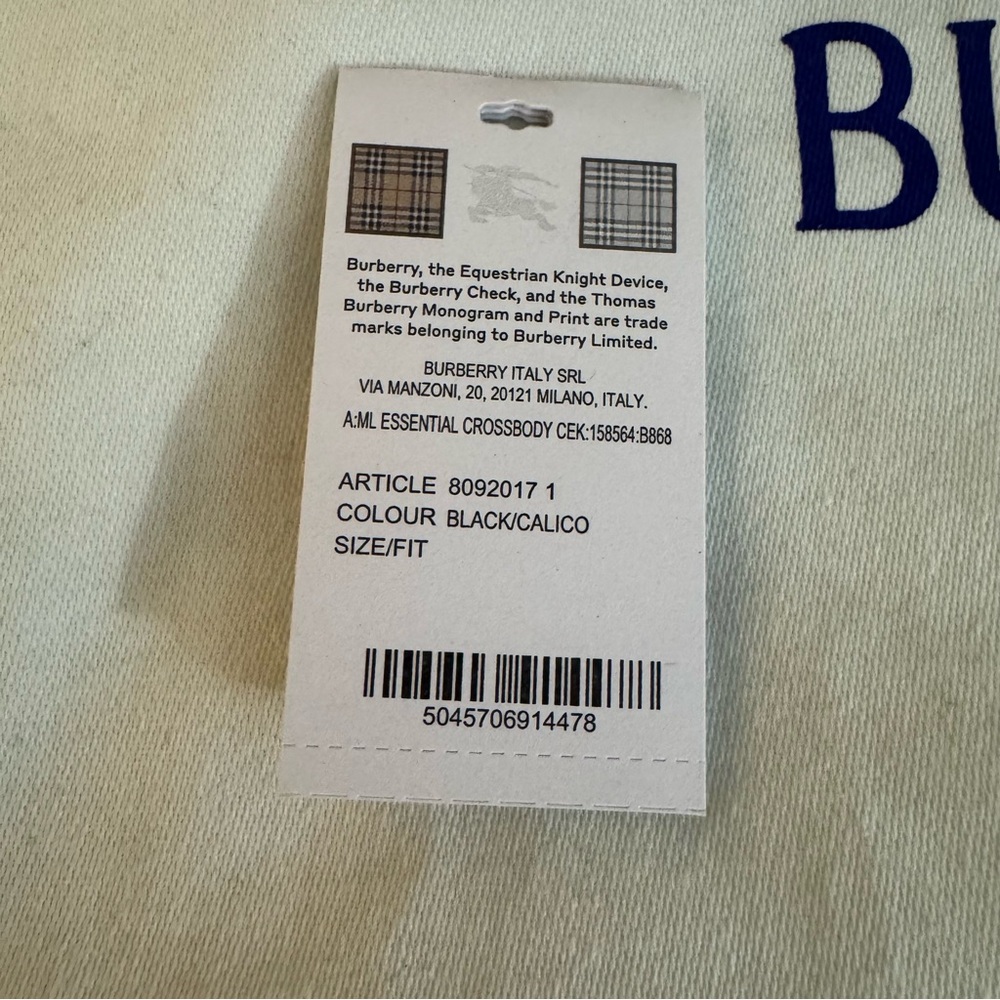 Authentic Burberry Essential Checked Crossbody Bag - image 7